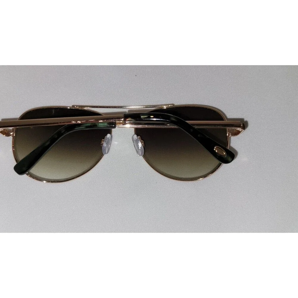 O by Oscar de la Renta Sunglasses Gold Aviator MOD-307 718 Gradient Vintage
